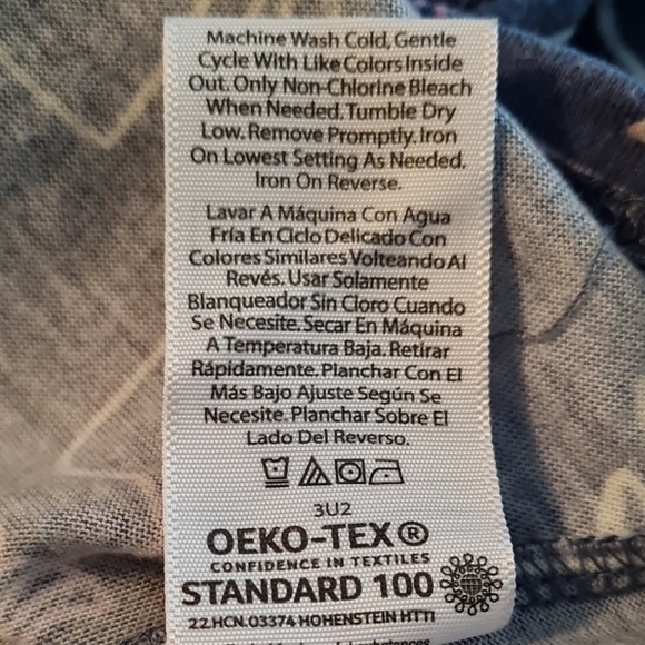 Wonder Nation Grey Unicorn Kids Pajamas in excellent used condition, 3T, cute! - Picture 6 of 6